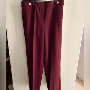 Talbots women’s Dress Pants — Deep Wine (burgundy color)